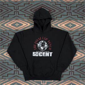 50 Cent The Final Lap Tour Hoodie Official Merch Size Medium G-unit Hoodie